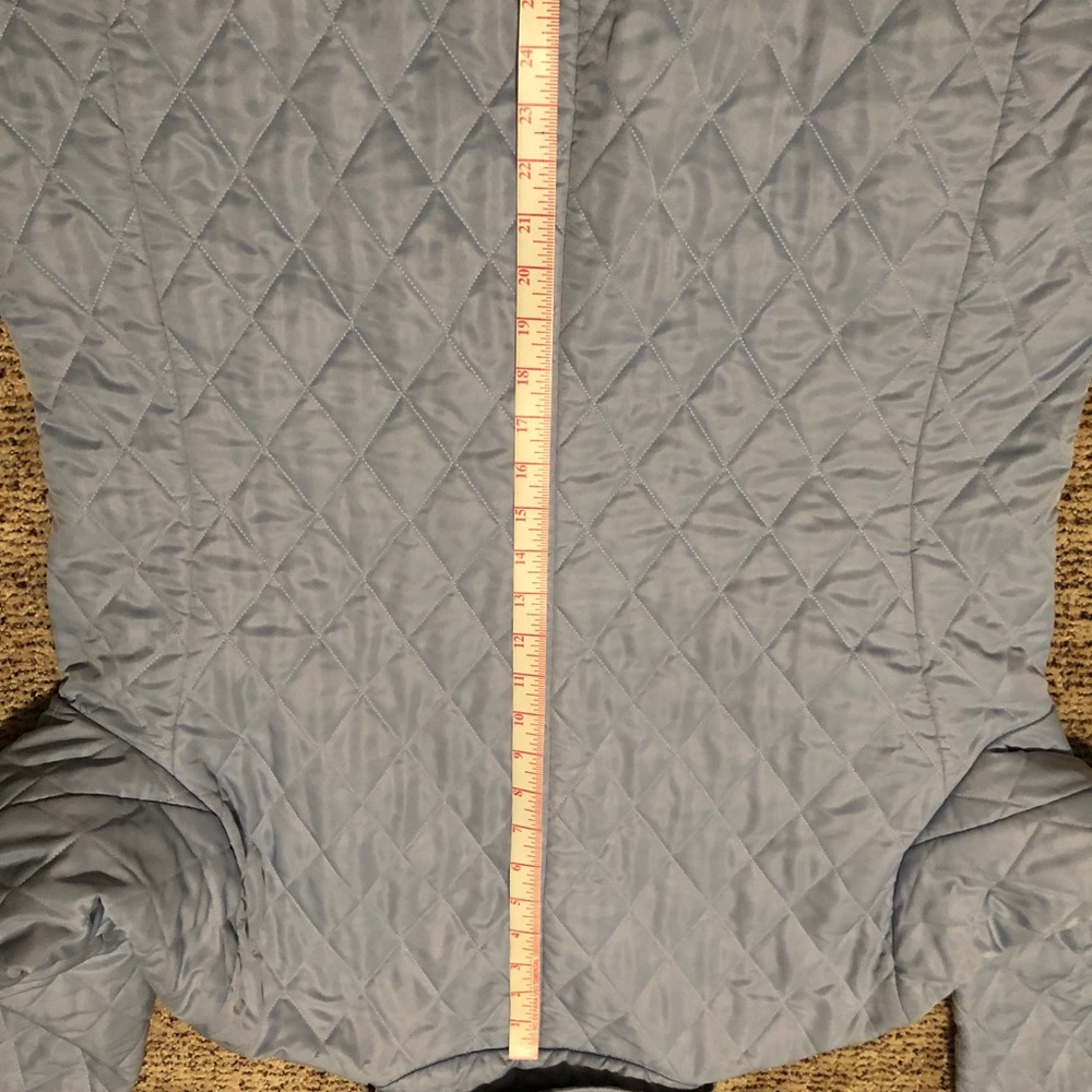 Burberry Light Blue Quilted Jacket - Picture 11 of 11